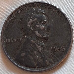 1943 Steel Lincoln Wheat Penny
